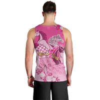 Personalized Kentucky Horse Men Tank Top Roses Equestrian Pattern Houndstooth Floral