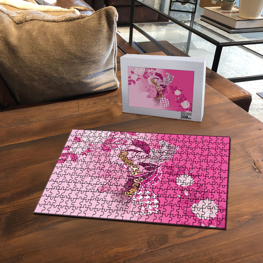 Kentucky Horse Puzzle Roses Equestrian Pattern Houndstooth Floral