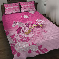 Kentucky Horse Quilt Bed Set Roses Equestrian Pattern Houndstooth Floral