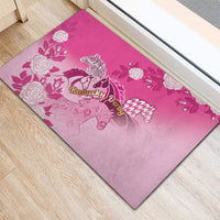 Kentucky Horse Rubber Doormat Roses Equestrian Pattern Houndstooth Floral