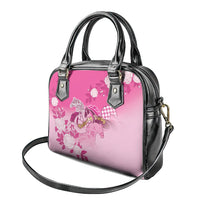 Kentucky Horse Shoulder Handbag Roses Equestrian Pattern Houndstooth Floral
