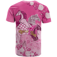 Personalized Kentucky Horse T Shirt Roses Equestrian Pattern Houndstooth Floral