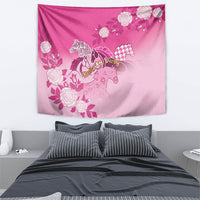 Kentucky Horse Tapestry Roses Equestrian Pattern Houndstooth Floral