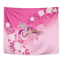 Kentucky Horse Tapestry Roses Equestrian Pattern Houndstooth Floral