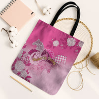 Kentucky Horse Tote Bag Roses Equestrian Pattern Houndstooth Floral