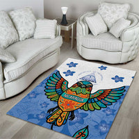 Nicaragua Area Rug Guardabarranco Bird With Sacuanjoche