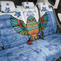Nicaragua Back Car Seat Cover Guardabarranco Bird With Sacuanjoche