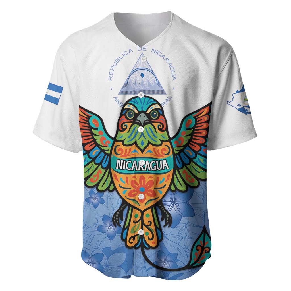 Nicaragua Baseball Jersey Guardabarranco Bird With Sacuanjoche