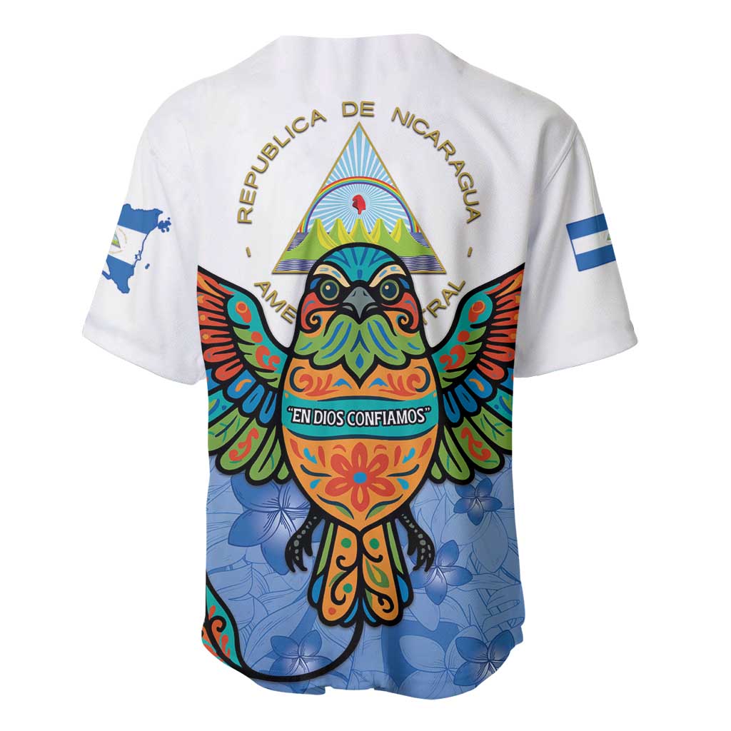 Nicaragua Baseball Jersey Guardabarranco Bird With Sacuanjoche