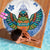 Nicaragua Beach Blanket Guardabarranco Bird With Sacuanjoche