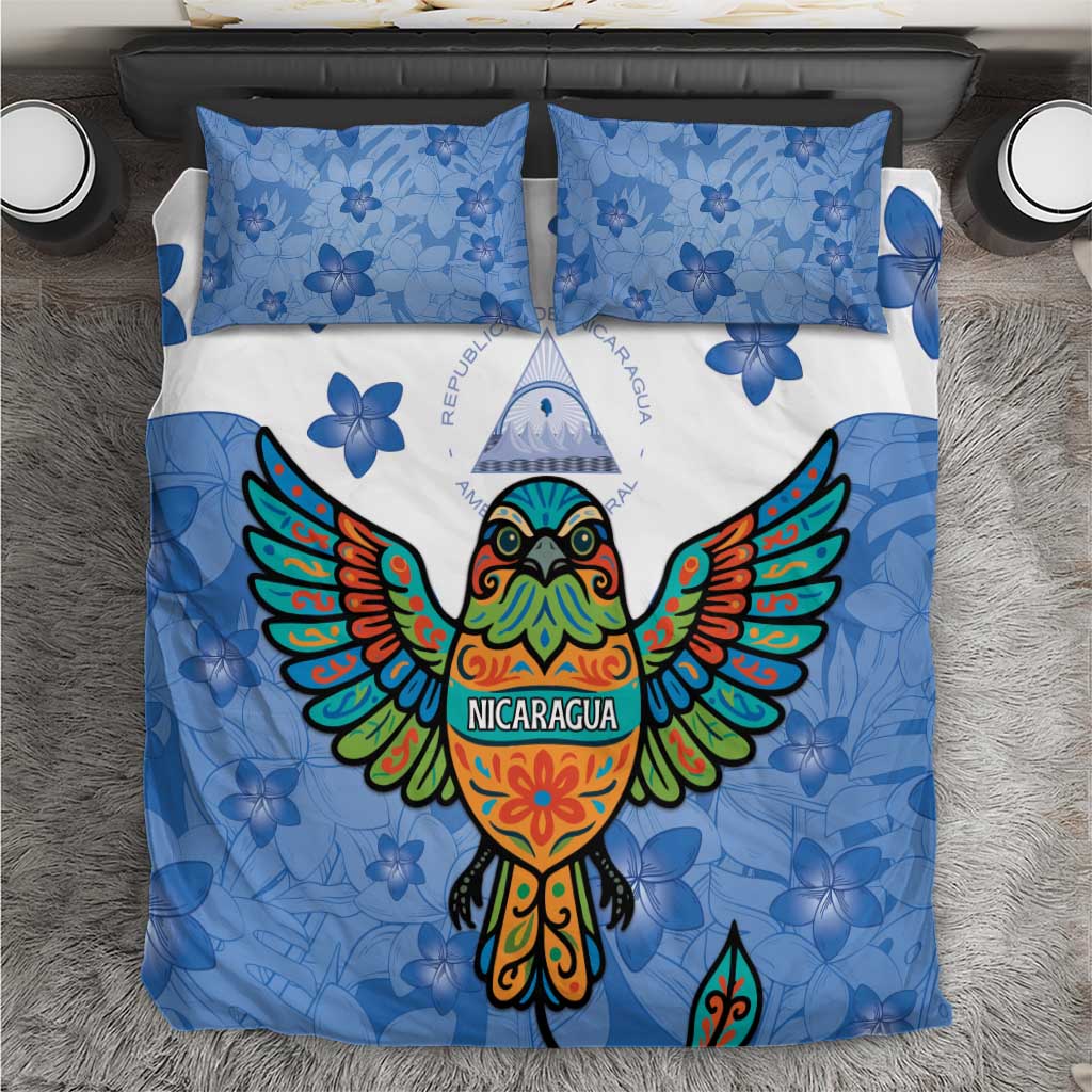 Nicaragua Bedding Set Guardabarranco Bird With Sacuanjoche