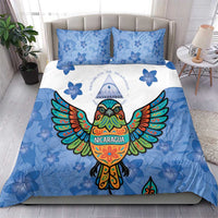 Nicaragua Bedding Set Guardabarranco Bird With Sacuanjoche