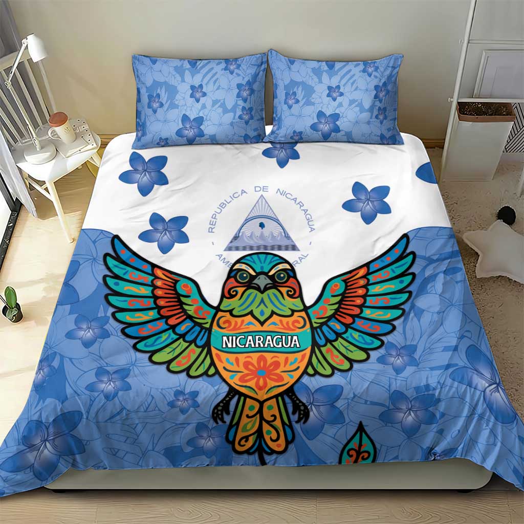 Nicaragua Bedding Set Guardabarranco Bird With Sacuanjoche