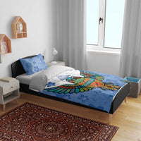 Nicaragua Bedding Set Guardabarranco Bird With Sacuanjoche
