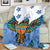 Nicaragua Blanket Guardabarranco Bird With Sacuanjoche