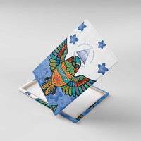 Nicaragua Canvas Wall Art Guardabarranco Bird With Sacuanjoche