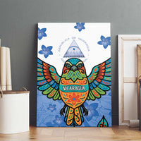 Nicaragua Canvas Wall Art Guardabarranco Bird With Sacuanjoche