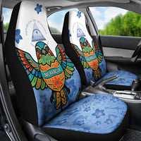 Nicaragua Car Seat Cover Guardabarranco Bird With Sacuanjoche
