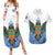 Nicaragua Couples Matching Summer Maxi Dress and Hawaiian Shirt Guardabarranco Bird With Sacuanjoche
