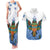Nicaragua Couples Matching Tank Maxi Dress and Hawaiian Shirt Guardabarranco Bird With Sacuanjoche