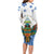 Nicaragua Family Matching Long Sleeve Bodycon Dress and Hawaiian Shirt Guardabarranco Bird With Sacuanjoche