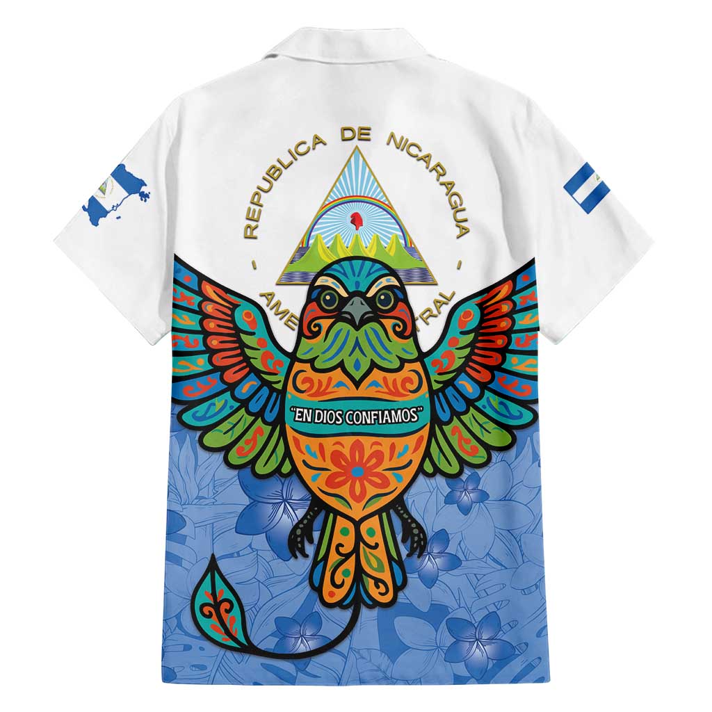 Nicaragua Family Matching Off Shoulder Maxi Dress and Hawaiian Shirt Guardabarranco Bird With Sacuanjoche