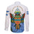 Nicaragua Family Matching Off Shoulder Short Dress and Hawaiian Shirt Guardabarranco Bird With Sacuanjoche