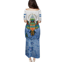 Nicaragua Family Matching Puletasi and Hawaiian Shirt Guardabarranco Bird With Sacuanjoche