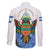 Nicaragua Family Matching Short Sleeve Bodycon Dress and Hawaiian Shirt Guardabarranco Bird With Sacuanjoche