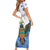 Nicaragua Family Matching Short Sleeve Bodycon Dress and Hawaiian Shirt Guardabarranco Bird With Sacuanjoche