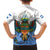 Nicaragua Family Matching Summer Maxi Dress and Hawaiian Shirt Guardabarranco Bird With Sacuanjoche