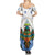 Nicaragua Family Matching Summer Maxi Dress and Hawaiian Shirt Guardabarranco Bird With Sacuanjoche