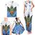 Nicaragua Family Matching Tank Maxi Dress and Hawaiian Shirt Guardabarranco Bird With Sacuanjoche
