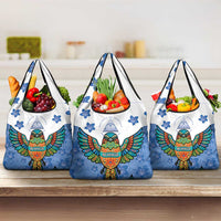 Nicaragua Grocery Bag Guardabarranco Bird With Sacuanjoche