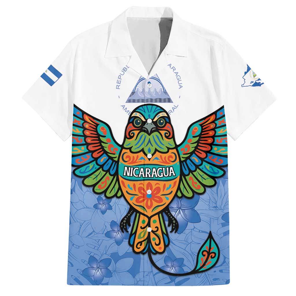 Nicaragua Hawaiian Shirt Guardabarranco Bird With Sacuanjoche