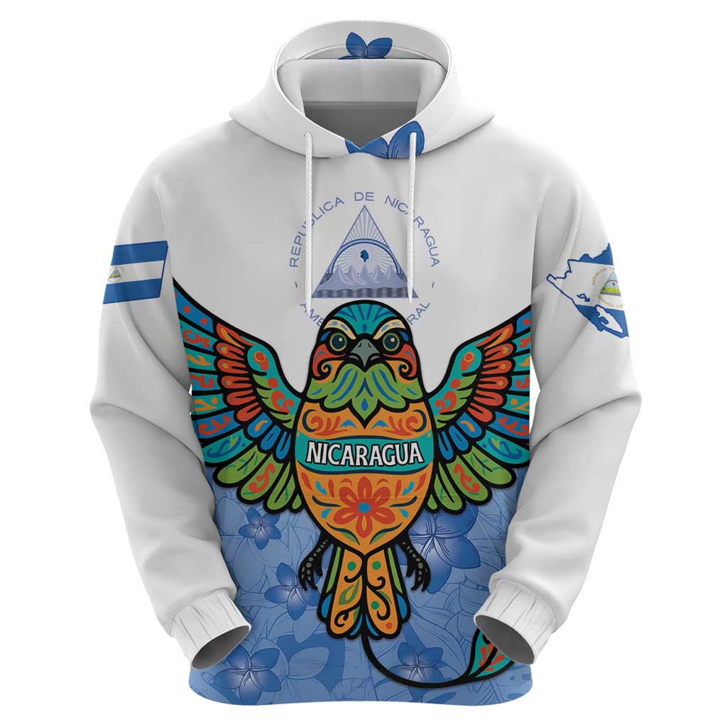 Nicaragua Hoodie Guardabarranco Bird With Sacuanjoche