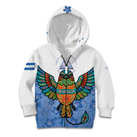 Nicaragua Kid Hoodie Guardabarranco Bird With Sacuanjoche