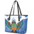 Nicaragua Leather Tote Bag Guardabarranco Bird With Sacuanjoche