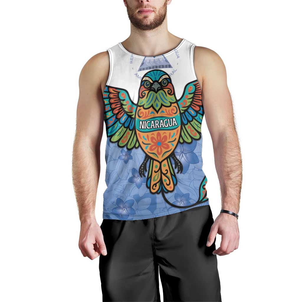 Nicaragua Men Tank Top Guardabarranco Bird With Sacuanjoche