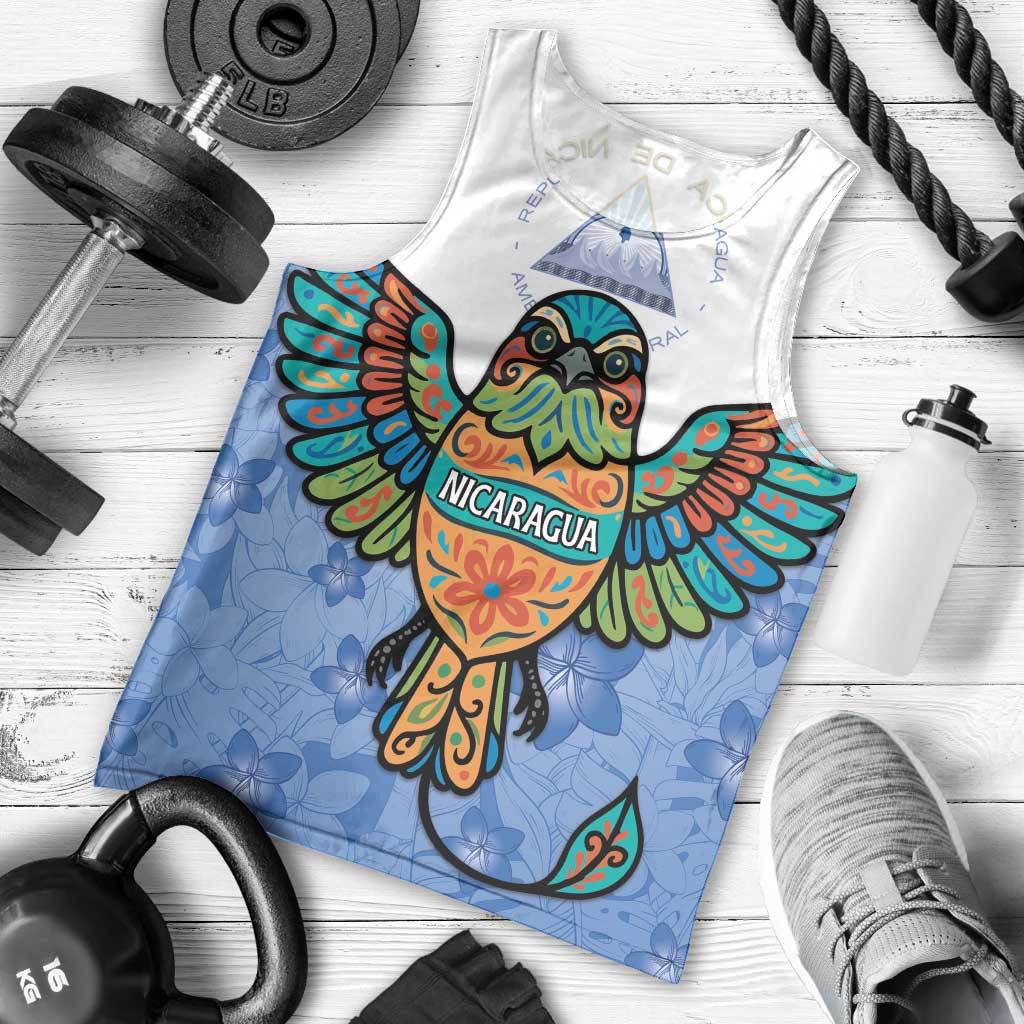 Nicaragua Men Tank Top Guardabarranco Bird With Sacuanjoche