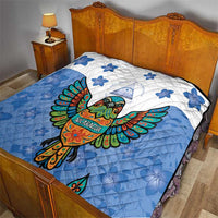 Nicaragua Quilt Guardabarranco Bird With Sacuanjoche