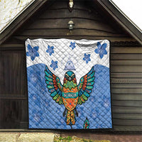 Nicaragua Quilt Guardabarranco Bird With Sacuanjoche