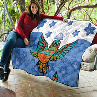 Nicaragua Quilt Guardabarranco Bird With Sacuanjoche
