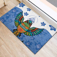 Nicaragua Rubber Doormat Guardabarranco Bird With Sacuanjoche