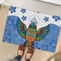 Nicaragua Rubber Doormat Guardabarranco Bird With Sacuanjoche