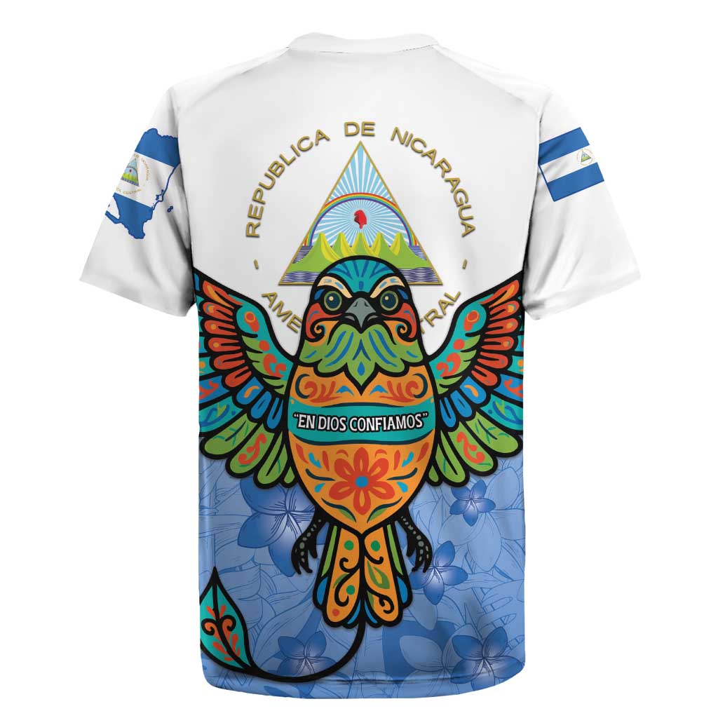 Nicaragua Rugby Jersey Guardabarranco Bird With Sacuanjoche