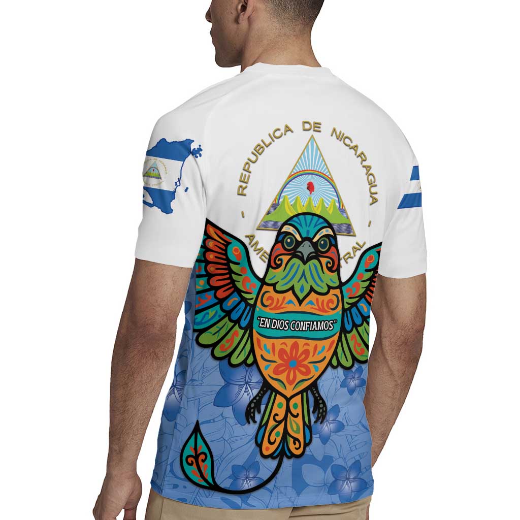 Nicaragua Rugby Jersey Guardabarranco Bird With Sacuanjoche