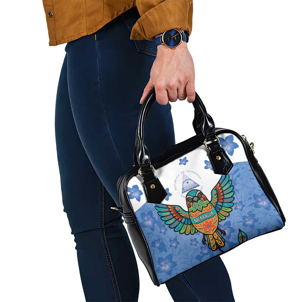 Nicaragua Shoulder Handbag Guardabarranco Bird With Sacuanjoche