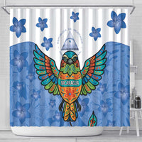 Nicaragua Shower Curtain Guardabarranco Bird With Sacuanjoche