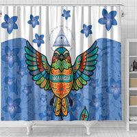Nicaragua Shower Curtain Guardabarranco Bird With Sacuanjoche